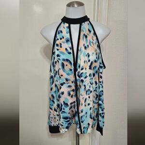 Stylish Leopard Print Halter Top